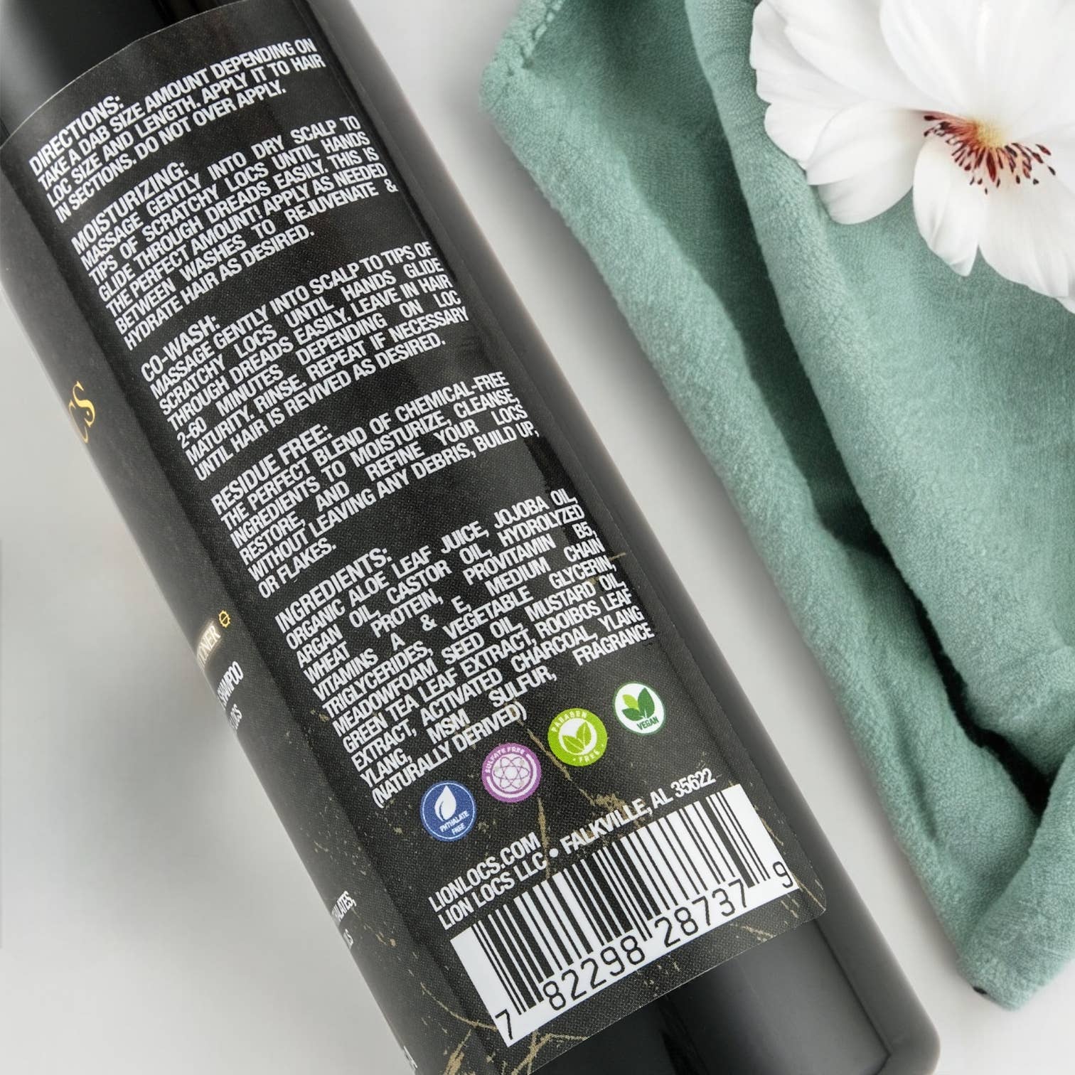 Lion Locs Co-Wash Shampoo / Leave-In Conditioner - VEGAN - Travel / Mini