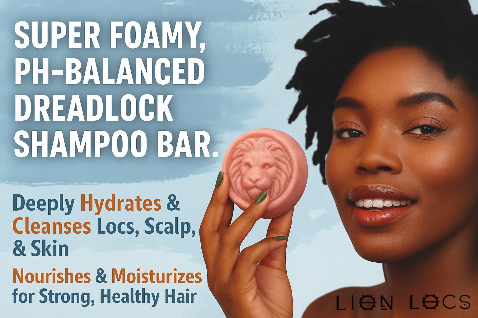 Lion Locs Dreadlocks Shampoo Bar - VEGAN