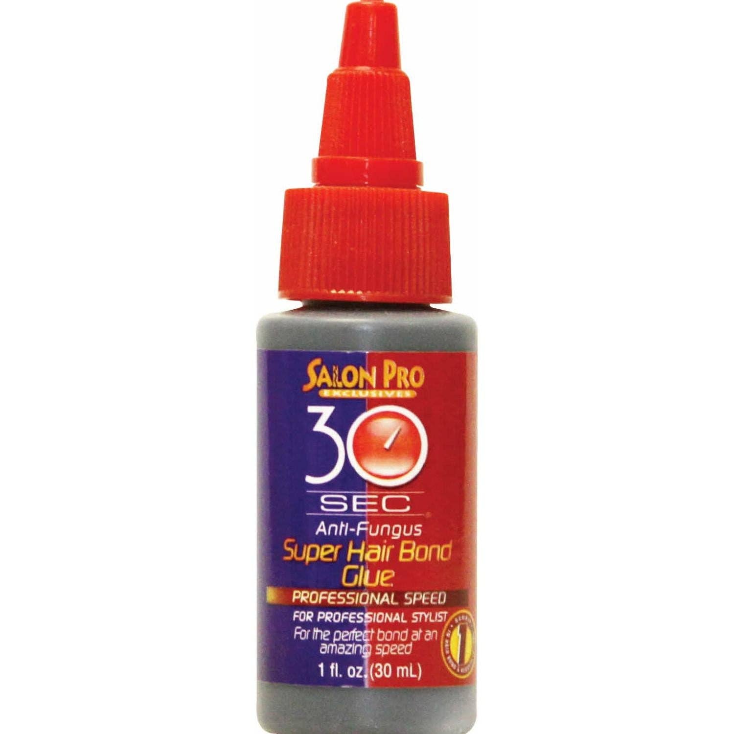 Salon Pro 30 Sec Anti-Fungus Super Hair Bond Glue 1 Oz
