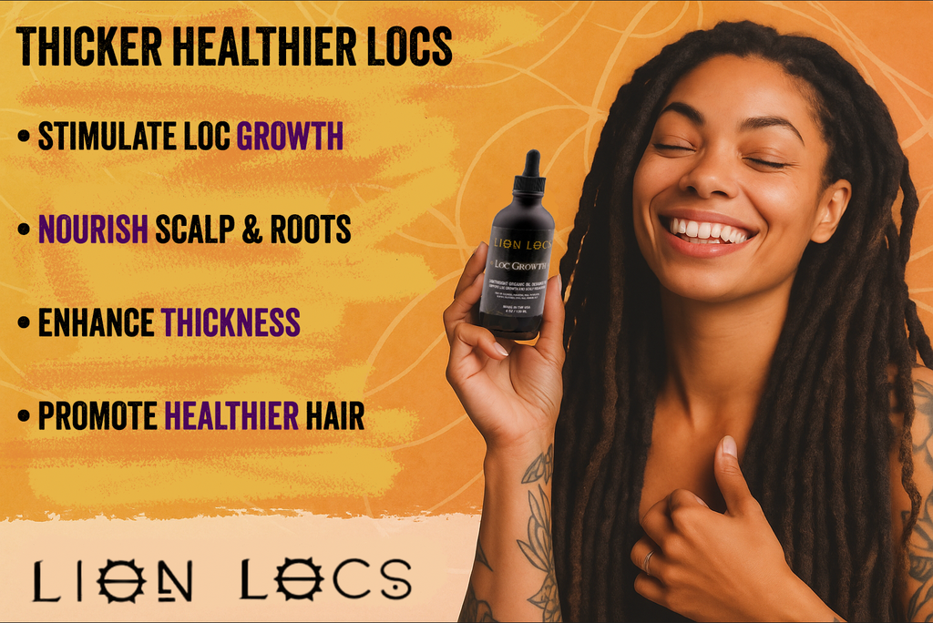 Lion Locs Loc Growth & Scalp Relaxation Oil - VEGAN - Travel / Mini