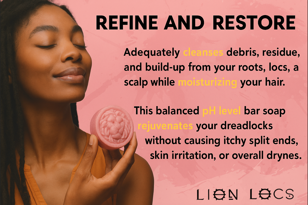 Lion Locs Dreadlocks Shampoo Bar - VEGAN