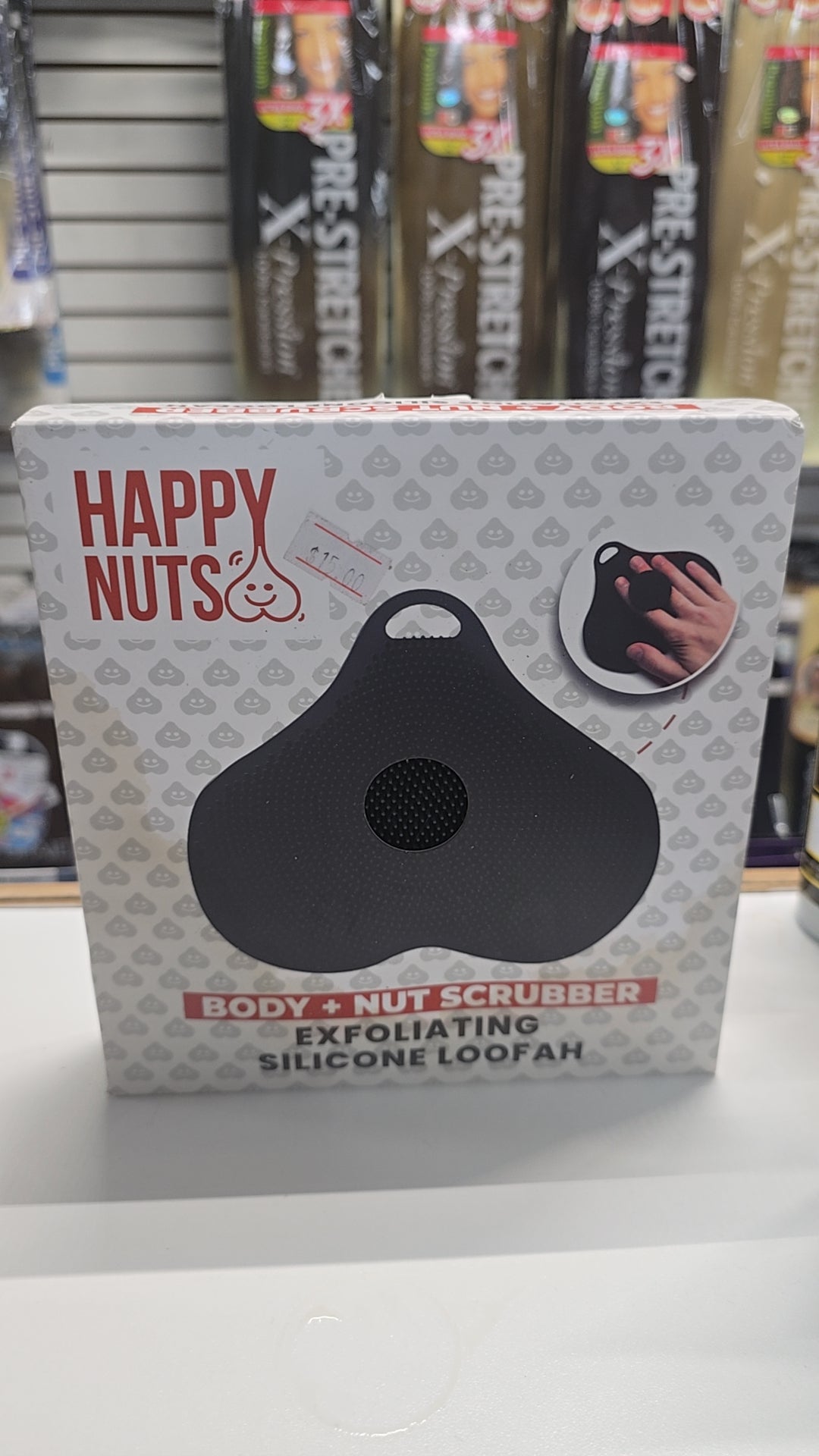 Body and Nut Scrubber - Exfoliating Silicon Loofah